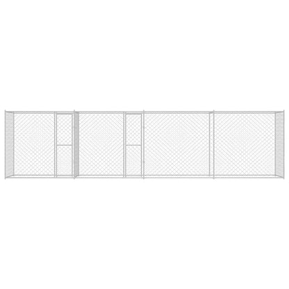 Hundekäfig Silber 800 x 200 x 200 cm Verzinkter Stahl