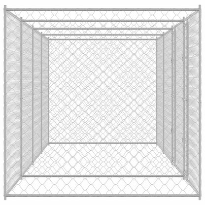 Hundekäfig Silber 800 x 200 x 200 cm Verzinkter Stahl