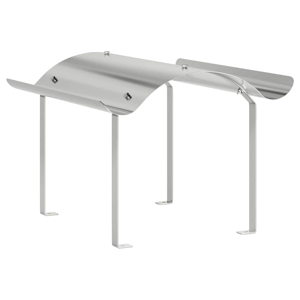 Schornsteinkappe Silber 59.5 x 50 x 36.5 cm Edelstahl