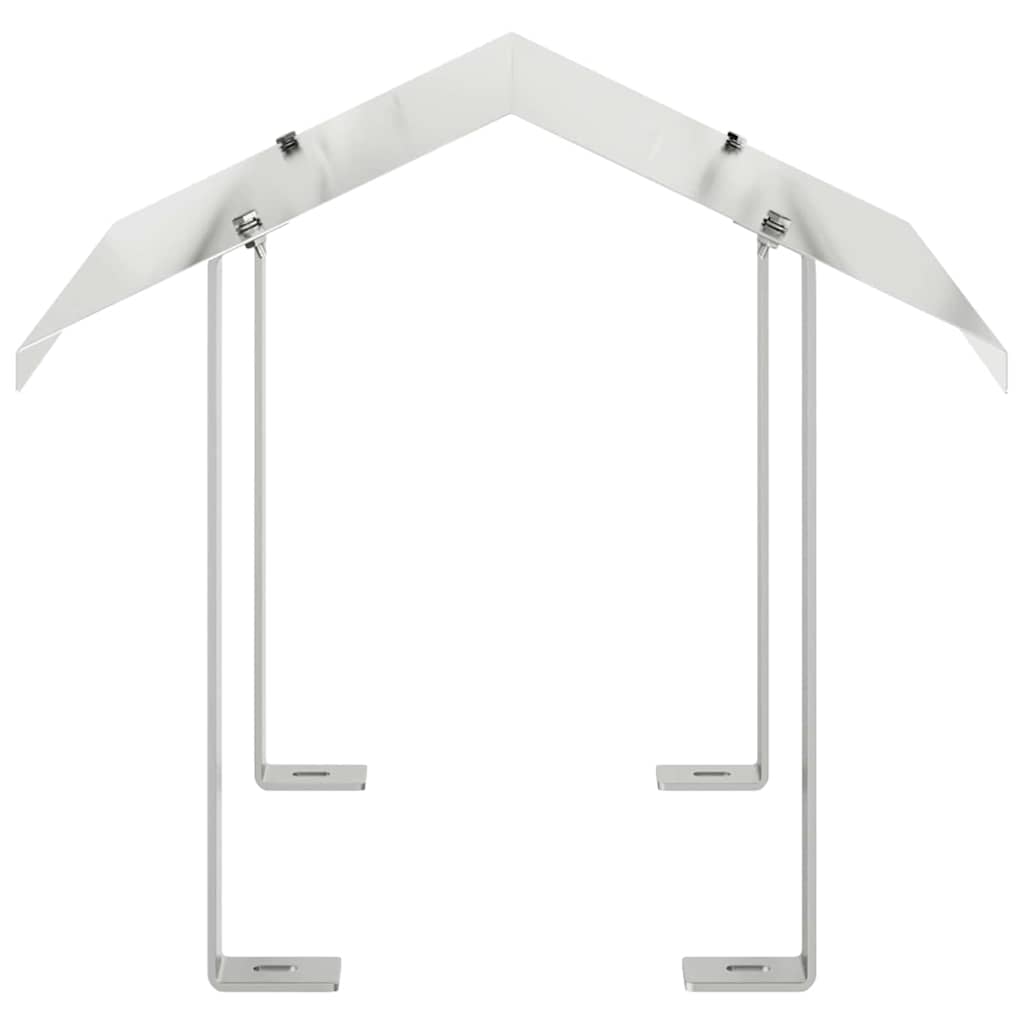 Kaminhaube Silber 40 x 40 x 37.5 cm Edelstahl