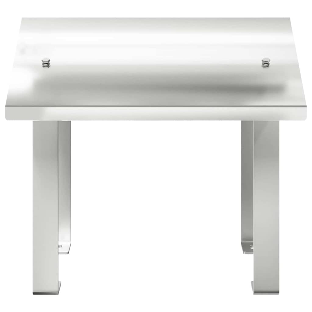 Kaminhaube Silber 40 x 40 x 37.5 cm Edelstahl