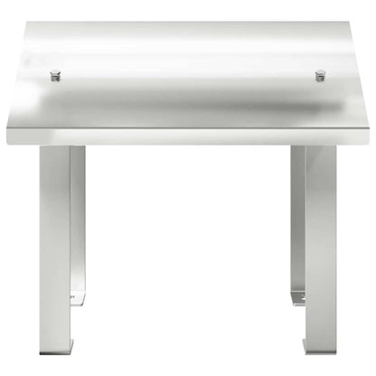 Kaminhaube Silber 40 x 40 x 37.5 cm Edelstahl