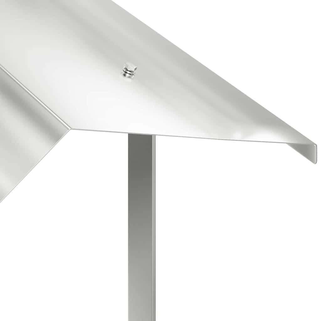Kaminhaube Silber 50 x 50 x 37 cm Edelstahl