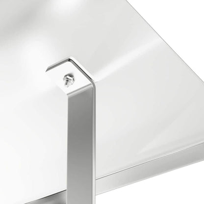 Kaminhaube Silber 50 x 50 x 37 cm Edelstahl