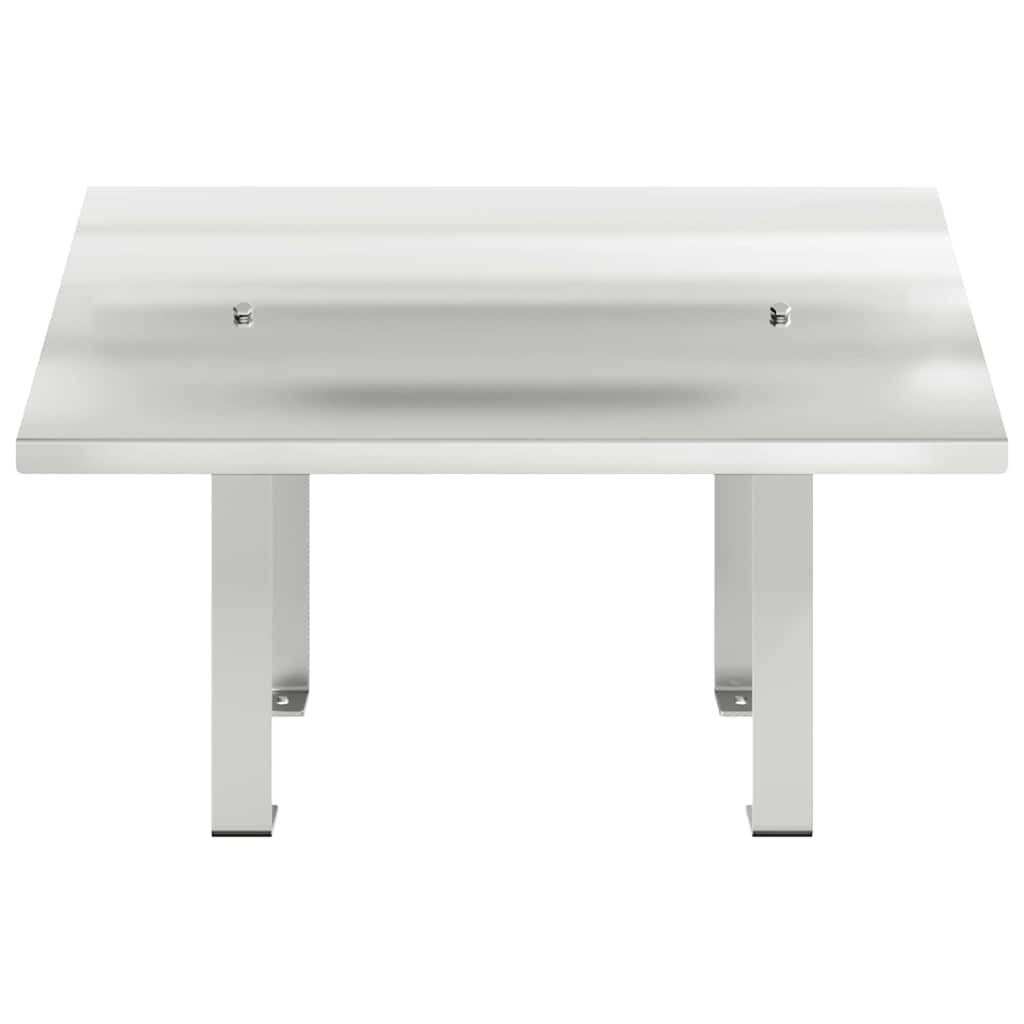 Kaminhaube Silber 50 x 50 x 37 cm Edelstahl