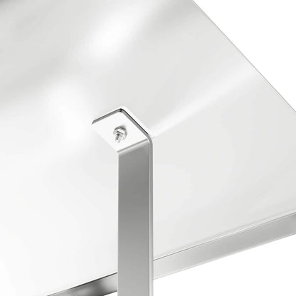 Kaminhaube Silber 50 x 60 x 37 cm Edelstahl