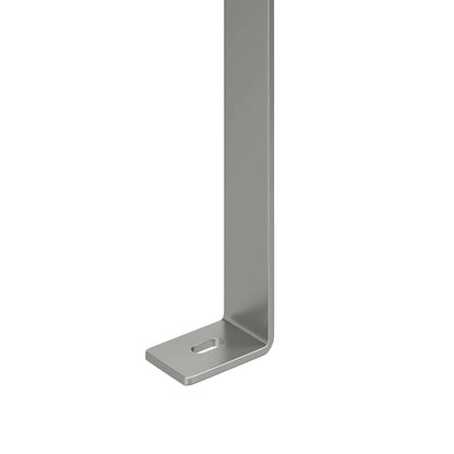 Kaminhaube Silber 60 x 60 x 38 cm Edelstahl