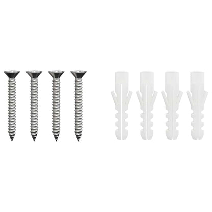 Kaminverlängerung Silber 25 x 25 x 132 cm Edelstahl