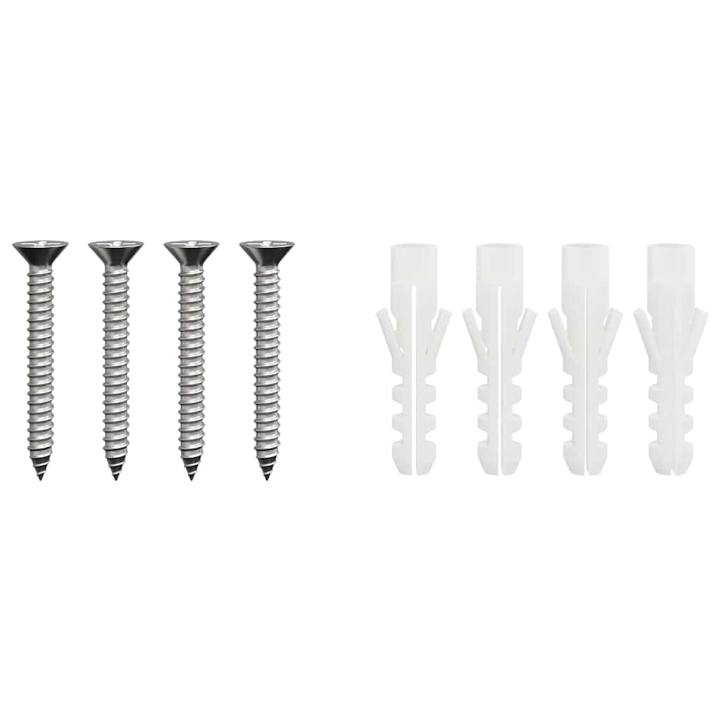 Kaminverlängerung Silber 35 x 35 x 132 cm Edelstahl