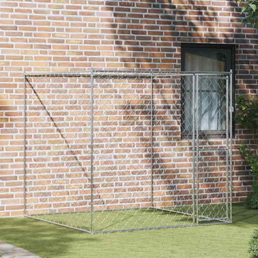 Hundekäfig 2 x 2 x 2 m Stahl