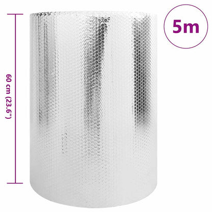Heizkörper-Reflektorfolie Silber 0.6 x 5 m Aluminium
