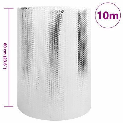 Heizkörper-Reflektorfolie Silber 0,6 x 10 m Aluminium