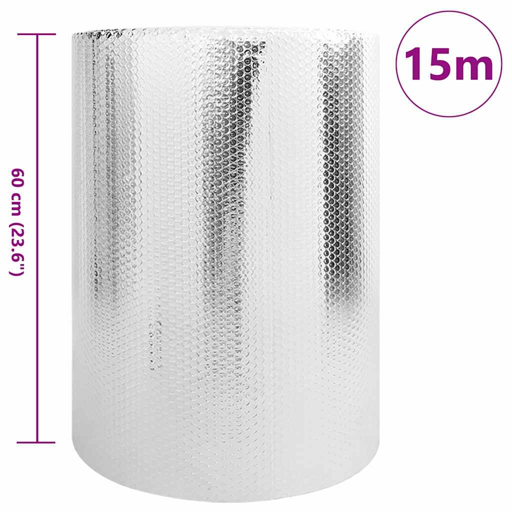 Heizkörper-Reflektorfolie Silber 0.6 x 15 m Aluminium