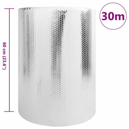 Heizkörper-Reflektorfolie Silber 0.6 x 30 m Aluminium