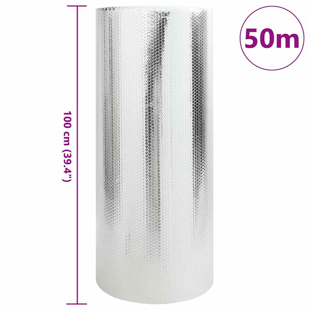 Heizkörper-Reflektorfolie Silber 1 x 50 m Aluminium