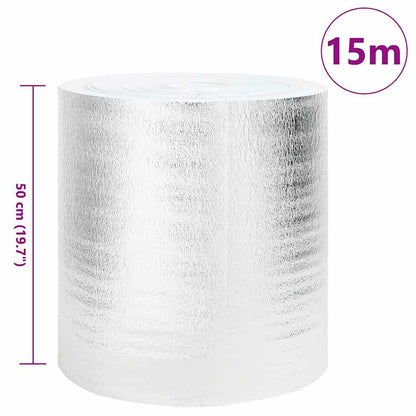 Heizkörper-Reflektorfolie Silber 0,5 x 15 m Aluminium