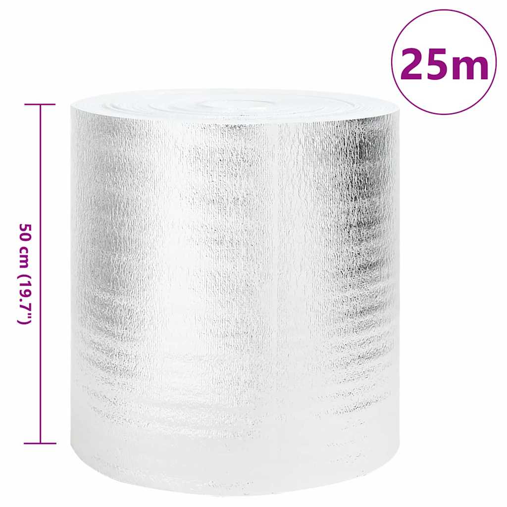 Heizkörper-Reflektorfolie Silber 0,5 x 25 m Aluminium
