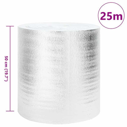 Heizkörper-Reflektorfolie Silber 0,5 x 25 m Aluminium