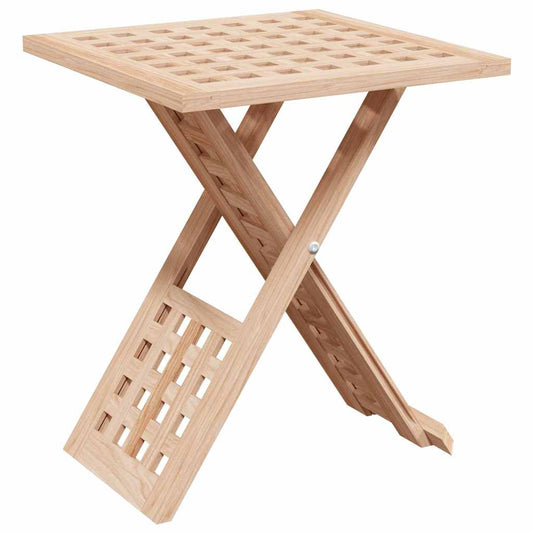 Couchtisch Braun 33 x 33 x 40.5 cm Massivholz Walnuss