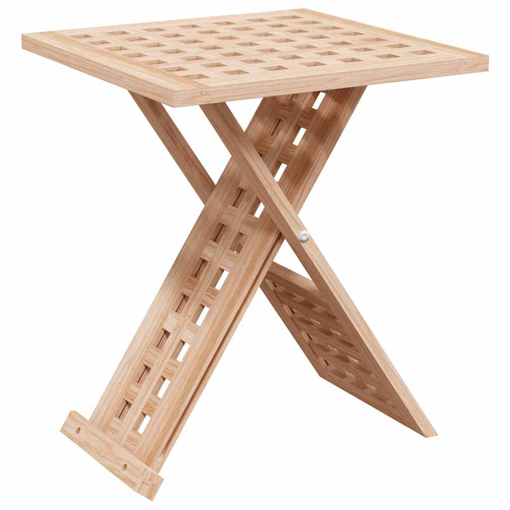 Couchtisch Braun 33 x 33 x 40.5 cm Massivholz Walnuss