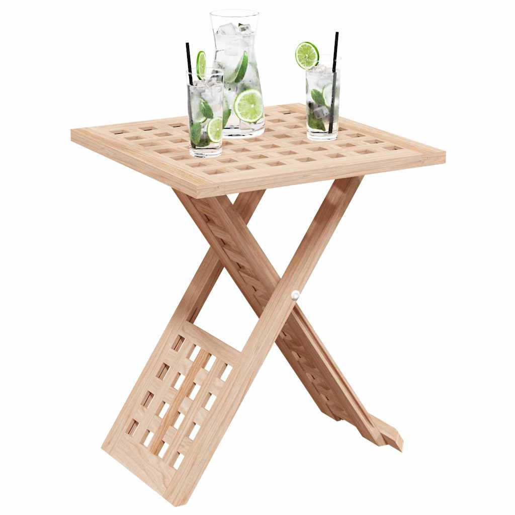 Couchtisch Braun 33 x 33 x 40.5 cm Massivholz Walnuss