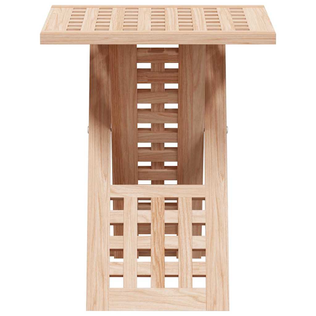 Couchtisch Braun 33 x 33 x 40.5 cm Massivholz Walnuss