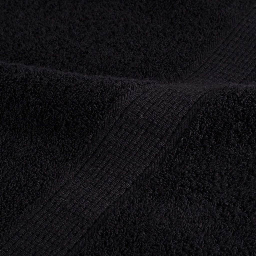 Gästetücher 25 pcs Schwarz 70 x 140 cm Baumwolle