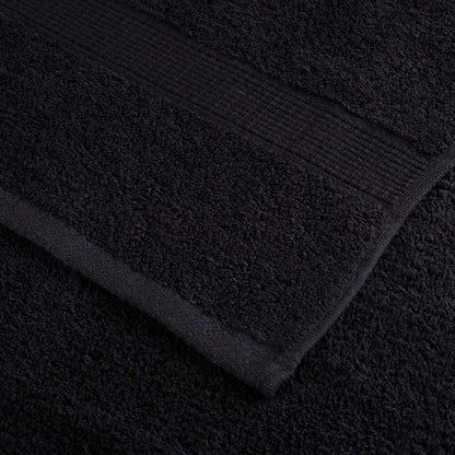 Gästetücher 25 pcs Schwarz 80 x 200 cm Baumwolle