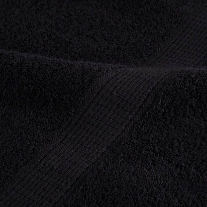 Gästetücher 25 pcs Schwarz 100 x 200 cm Baumwolle