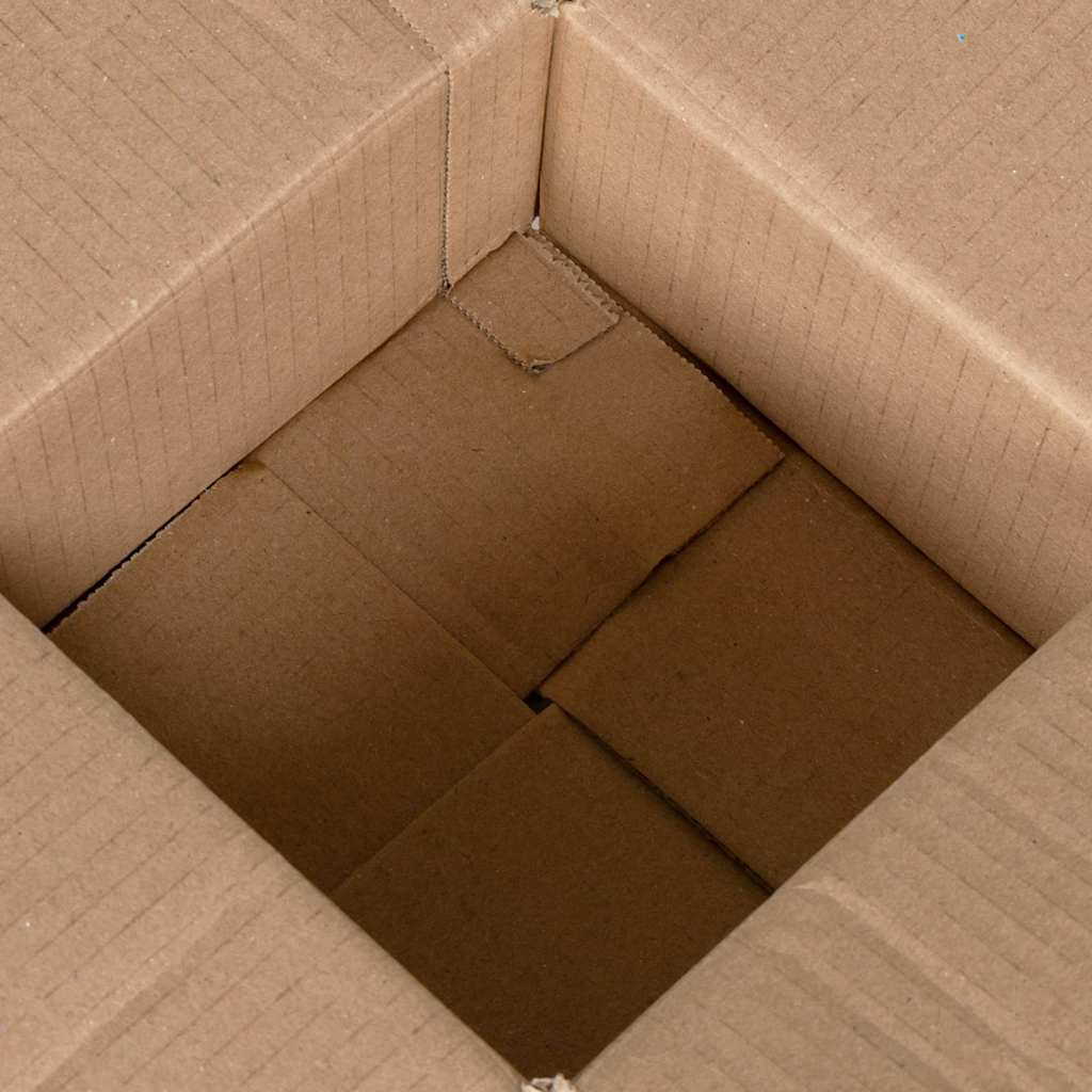 Faltbox mit Speicher 50 pcs Braun 15 x 15 x 8 cm Karton
