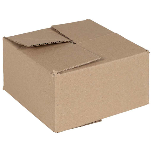 Faltbox mit Speicher 50 pcs Braun 15 x 15 x 8 cm Karton
