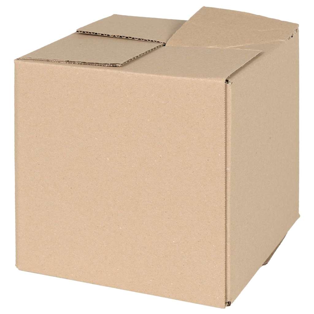 Faltbox mit Speicher 50 pcs Braun 20 x 20 x 20 cm Karton