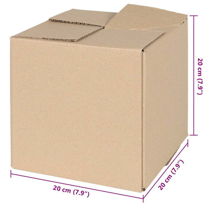 Faltbox mit Speicher 50 pcs Braun 20 x 20 x 20 cm Karton