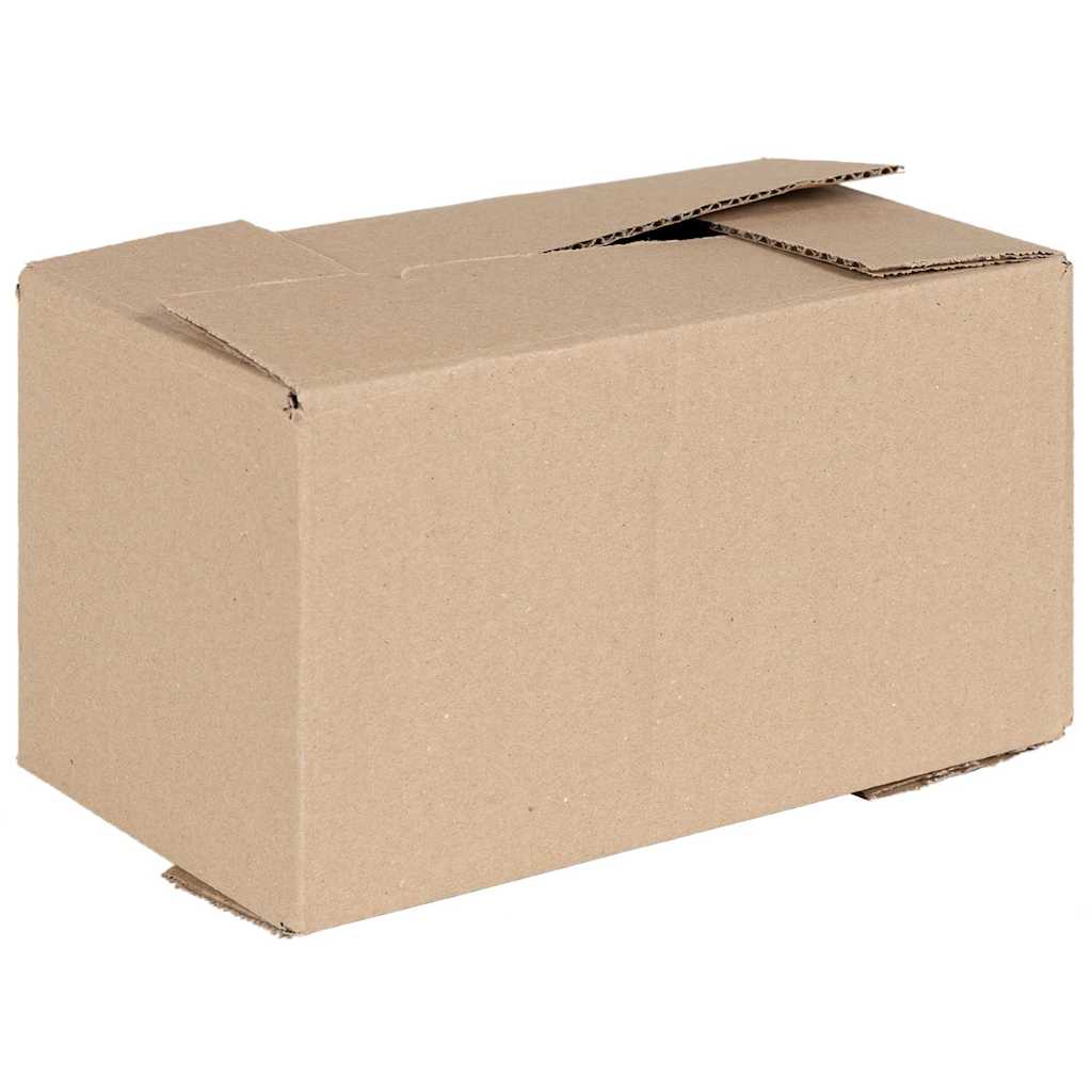 Faltbox mit Speicher 50 pcs Braun 24 x 13 x 13 cm Karton