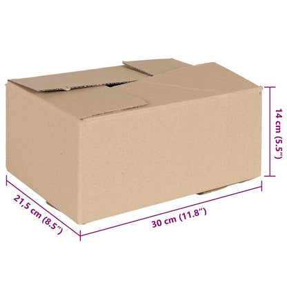 Faltbox mit Speicher 50 pcs Braun 30 x 21.5 x 14 cm Karton