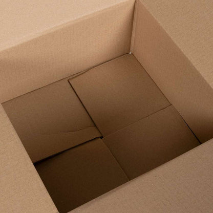 Faltbox mit Speicher 50 pcs Braun 30 x 30 x 15 cm Karton