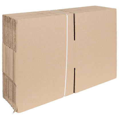 Faltbox mit Speicher 50 pcs Braun 30 x 30 x 15 cm Karton