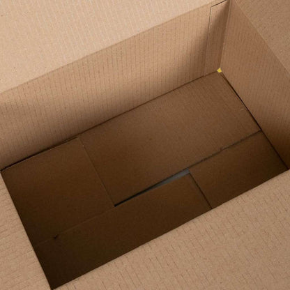 Faltbox mit Speicher 50 pcs Braun 35 x 24 x 15 cm Karton