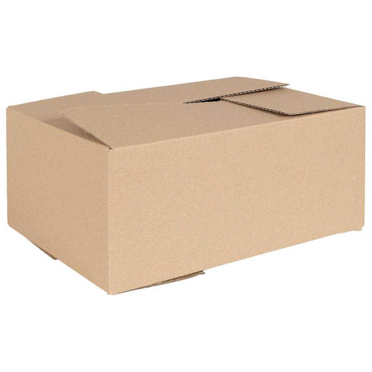 Faltbox mit Speicher 50 pcs Braun 35 x 24 x 15 cm Karton