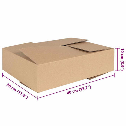 Faltbox mit Speicher 50 pcs Braun 40 x 30 x 10 cm Karton