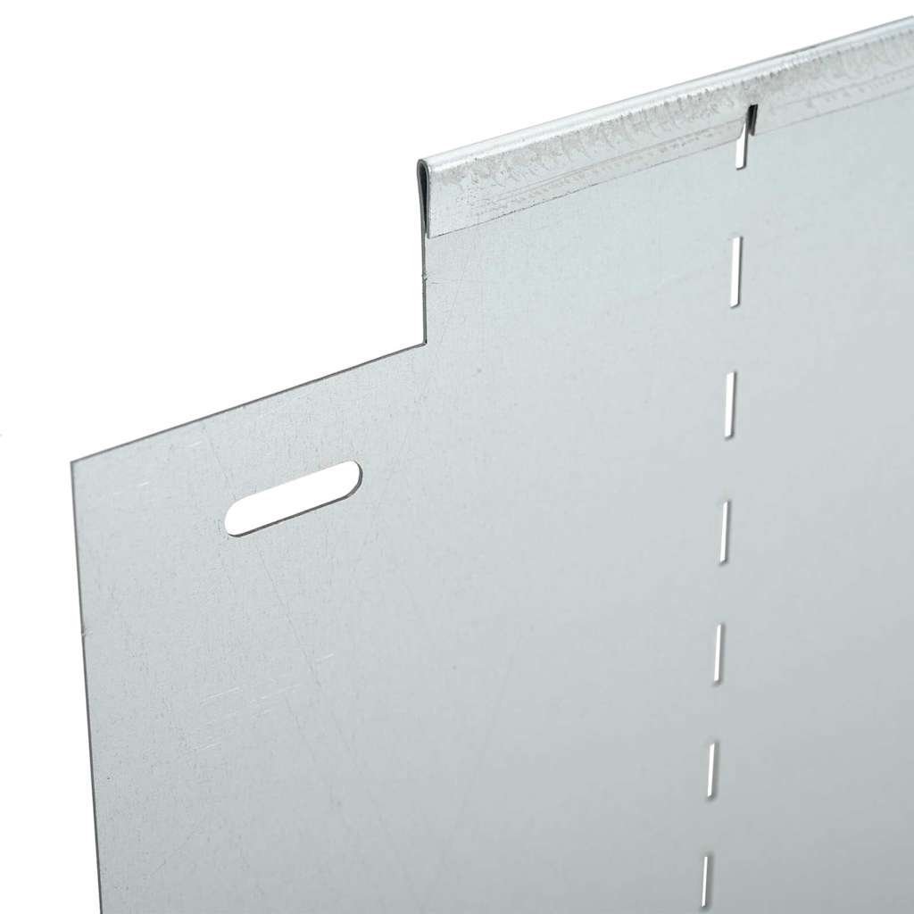 Rasenkanten 20 pcs Silber 100 x 25 cm Verzinkter Stahl