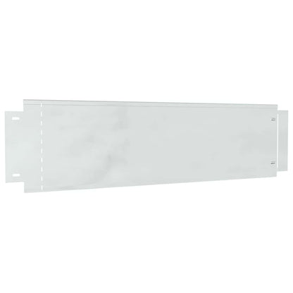 Rasenkanten 30 pcs Silber 100 x 25 cm Verzinkter Stahl