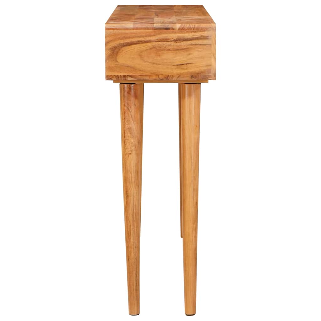 Konsolentisch Braun 110 x 30 x 80 cm Massivholz Akazie