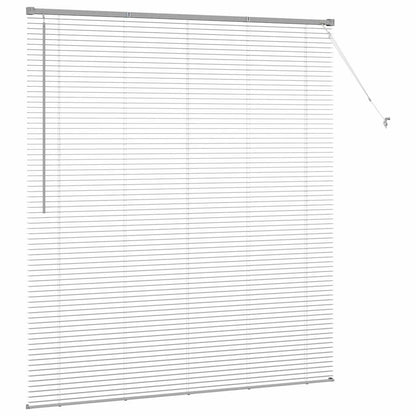 Fensterjalousie mit Vorhängen Manuell Silber Aluminium