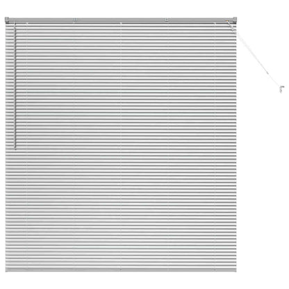 Fensterjalousie mit Vorhängen Manuell Silber Aluminium