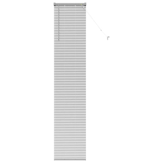 Fensterjalousie mit Vorhängen Manuell Silber Aluminium