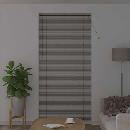Fensterjalousie mit Vorhängen Manuell Silber Aluminium