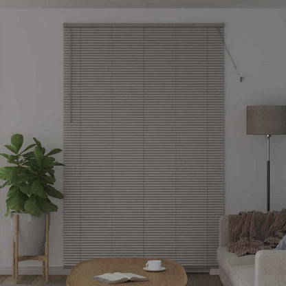 Fensterjalousie mit Vorhängen Manuell Silber Aluminium