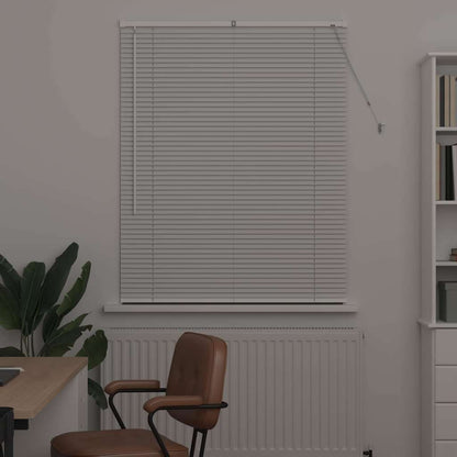 Fensterjalousie mit Vorhängen Manuell Weiß Aluminium