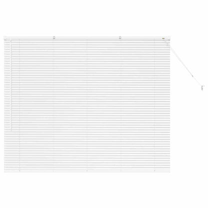 Fensterjalousie mit Vorhängen Manuell Weiß Aluminium